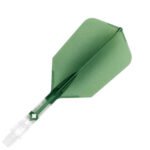 Cuesoul Rost T19 Integrated Dart Flights - Slim Green (M) 28mm