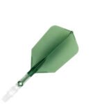 Cuesoul Rost T19 Integrated Dart Flights - Slim Green (S) 23mm