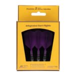 Cuesoul Rost T19 Integrated Dart Flights - Slim Purple (L) 33mm - Image 2