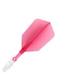 Cuesoul Rost T19 Integrated Dart Flights - Slim Pink (S) 23mm