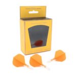 Cuesoul Rost T19 Integrated Dart Flights - Standard Orange (S) 23mm - Image 2
