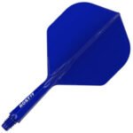 Cuesoul Rost 77 Integrated Dart Flights - Standard Blue (L) 33mm