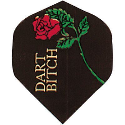 30-2619_43b45cbc-835f-4084-ac06-a3dc52abc9f7.jpg GLD Adult Dart Flights - Standard Dart Bitch Rose - Image 1