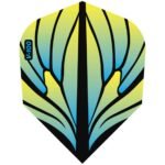 GLD Viper V-100 Dart Flights - Standard Blue & Yellow
