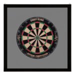GLD Viper Framed Darboard Backboard - Grey