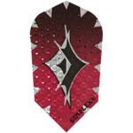 GLD Dimplex Dart Flights - Slim Red & Black Diamond
