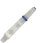 Harrows Supergrip Polycarbonate Dart Shafts With Rings - Short Clear