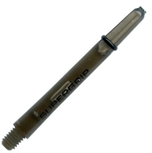 32988-2.jpg Harrows Supergrip Polycarbonate Dart Shafts With Rings - Medium Clear Black - Image 1