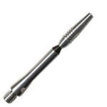 GLD Spinster Aluminum Dart Shafts - Medium Silver