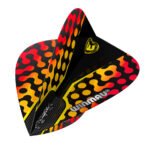 Winmau Prism Zeta Dart Flights - Kite Red/Yellow - Image 2