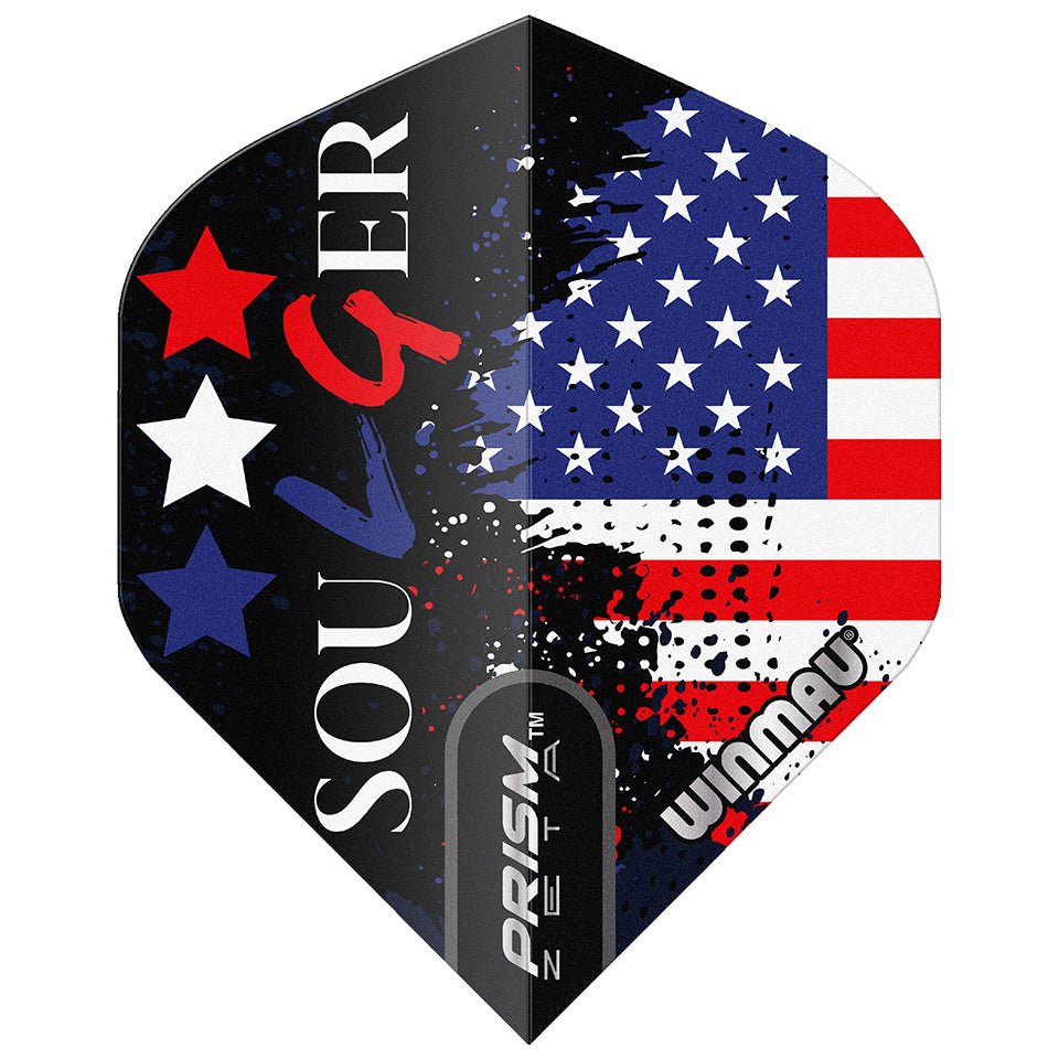 55-6915-330.jpg Winmau Specialist Players Soulger Prism Zeta Dart Flights - Standard Flag - Image 1