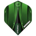 Winmau Prism Alpha Dart Flights - Standard Green/Black