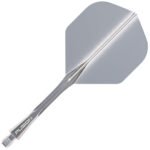 Winmau Fusion Integrated Flight & Shaft System -  No2 Medium Black Tint