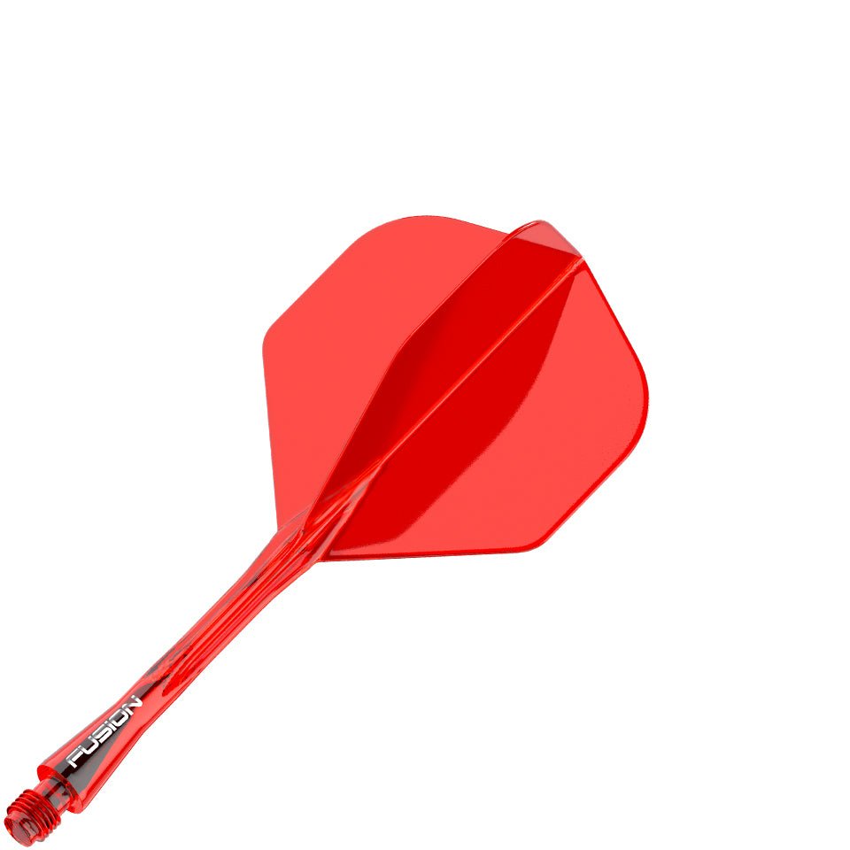 55-8794.jpg Winmau Fusion Integrated Flight & Shaft System - No2 Short Red - Image 1
