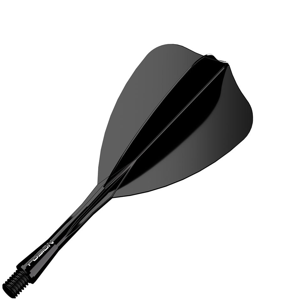 55-8846.jpg Winmau Fusion Integrated Flight & Shaft System - Arrow Intermediate Black - Image 1
