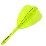 Winmau Fusion Integrated Flight & Shaft System - Arrow Intermediate Transparent Yellow