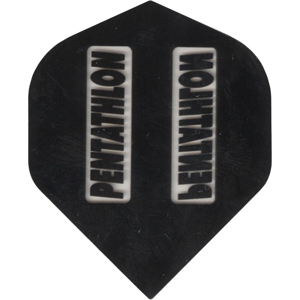 60-0003.jpg Pentathlon Dart Flights - Standard Black - Image 1