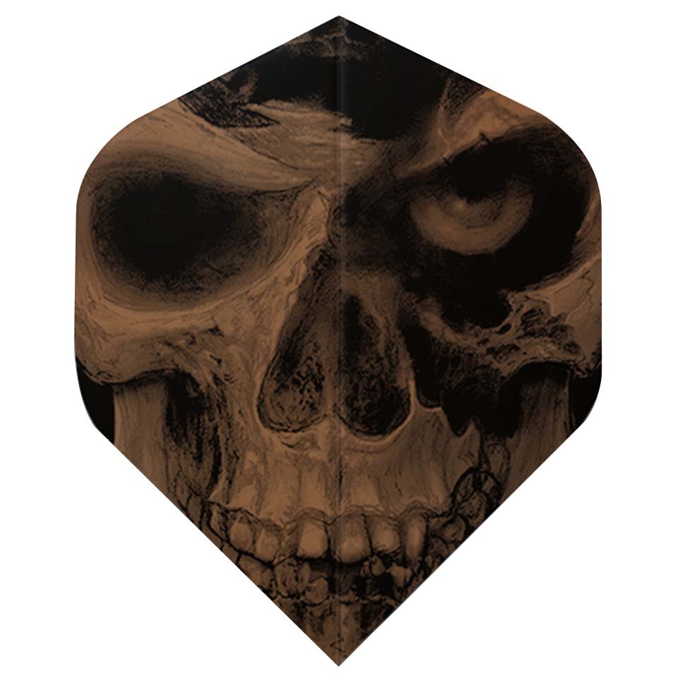 60-7016.jpg Alchemy Copper Pole Axed Skull Dart Flights - Standard - Image 1