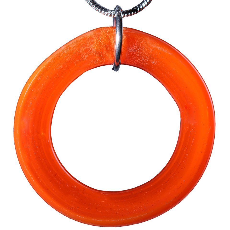 68-2501-10.jpg Lucky Blown Glass Dart Ring - Sunstone - Image 1