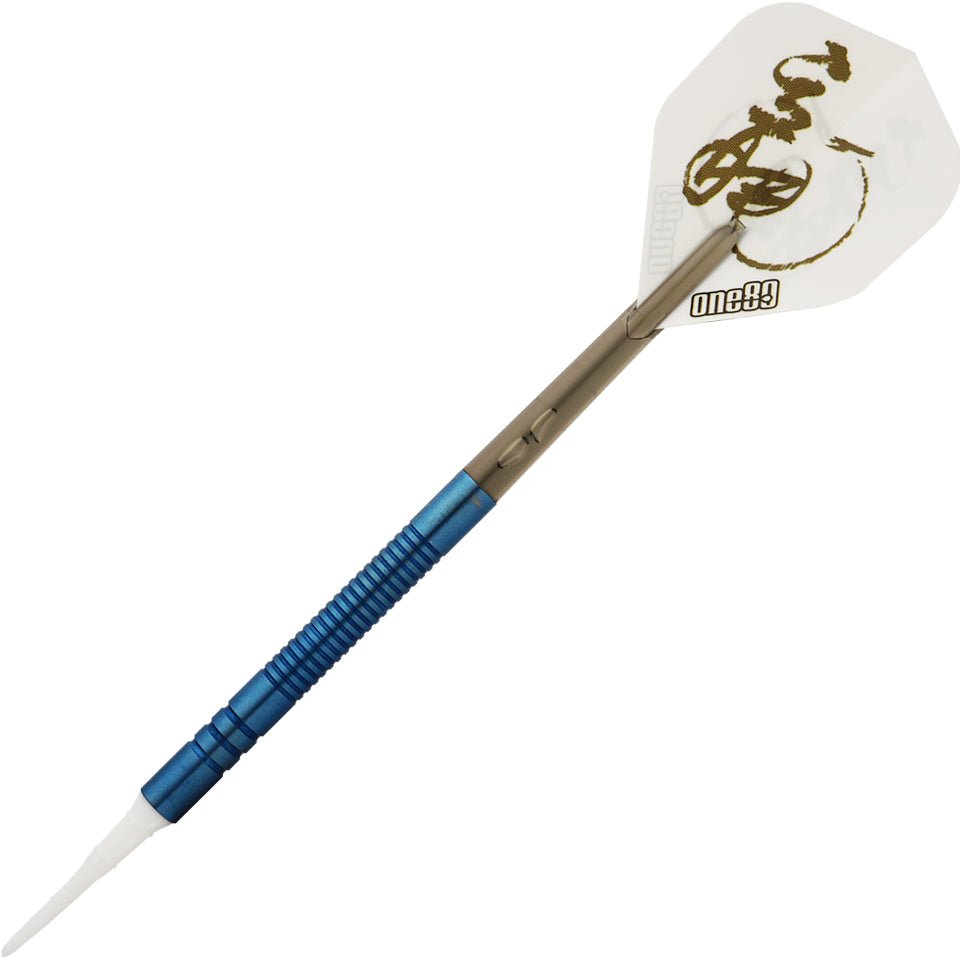 76-6653-1_3c2a77c8-2c99-4ec9-a823-5f214278192a.jpg One80 VHD Ice Dragon Soft Tip Darts - 18gm - Image 1