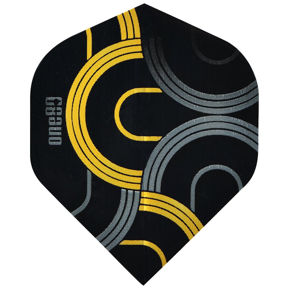 76-8871.jpg One80 Circult Dart Flights - Standard Gold - Image 1