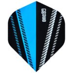 One80 V-Flow Dart Flights - Standard Light Blue
