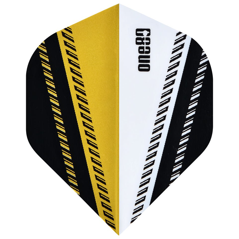 76-8877.jpg One80 V-Flow Dart Flights - Standard Gold - Image 1