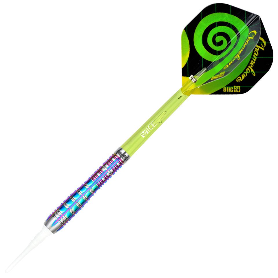 76-9356-19_1.jpg One80 Chameleon Sodalite Soft Tip Darts - 19gm - Image 1