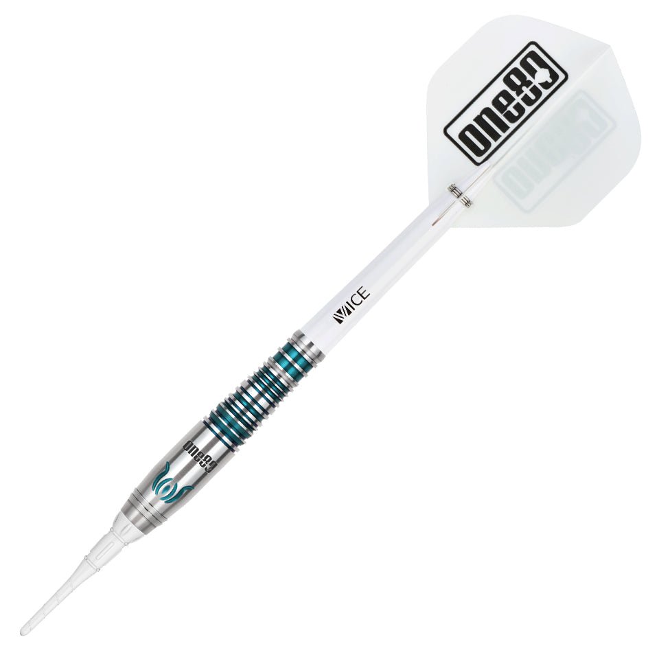 76-9666-20_01.jpg One80 Mari Komori Moon Jelly ll Soft Tip Darts - 20gm Emerald - Image 1