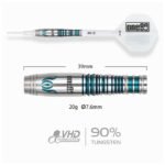 One80 Mari Komori Moon Jelly ll Soft Tip Darts - 20gm Emerald - Image 4