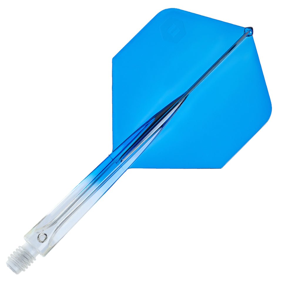 77-30611.jpg Unicorn Forge Integrated Flight and Shaft System - Plus Long Clear & Blue - Image 1