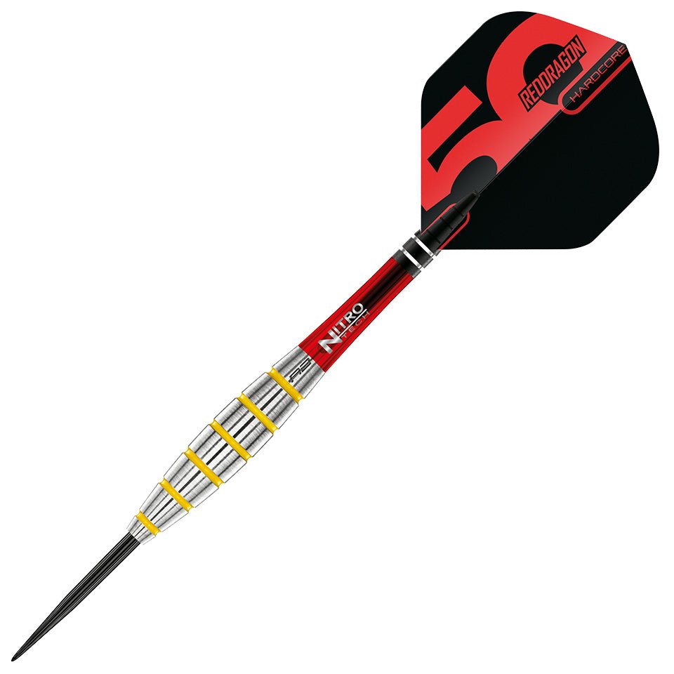 79-0080-24_01.jpg Red Dragon Chunky Stumpy 3 Steel Tip Darts - 24gm - Image 1