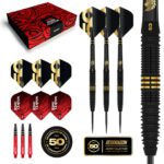 Red Dragon Jonny Clayton 50 Year Limited Edition Steel Tip Darts - 22gm - Image 3