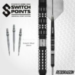 Red Dragon Recon Parallel Switch Point Steel Tip Darts - 24gm - Image 5