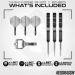 Red Dragon Recon Parallel Switch Point Steel Tip Darts - 24gm - Image 7