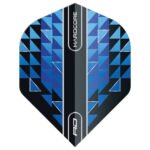 Red Dragon Hardcore Premium Dart Flights - Standard Blue & Black