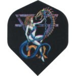 Adult Dart Flights - Standard Alchemy Lady Blue Serpent