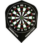 Harrows Marathon Dart Flights - Shape Dartboard