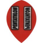 Pentathlon 100 Micron Dart Flights - Pear Red