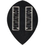 Pentathlon 100 Micron Dart Flights - Pear Black