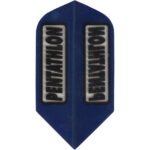 Pentathlon 100 Micron Dart Flights - Slim Blue