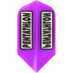 Pentathlon 100 Micron Dart Flights - Slim Purple