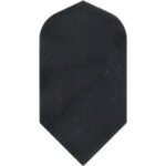 Poly 75 Micron Dart Flights - Slim Black