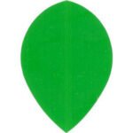 Poly Dart Flights - 75 Micron Pear Green
