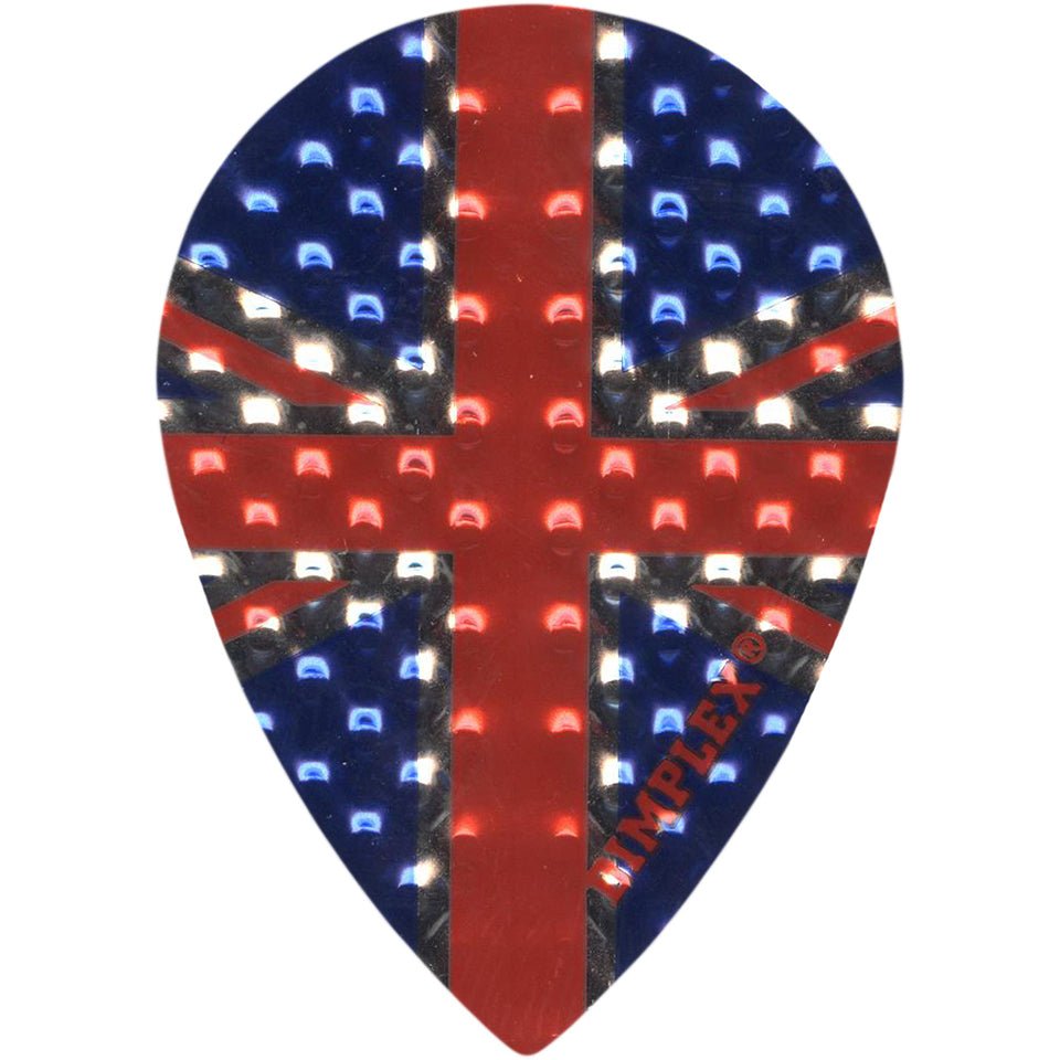 90-404p_a1bfa33d-e4d8-4c32-93f9-24592d867a53.jpg Dimplex Dart Flights - 75 Micron Pear Uk Union Jack - Image 1