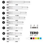 Cuesoul Tero AK7 Original Dart Shafts - B 32mm Navy Blue - Image 2