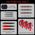 Harrows Damon Heta Series 4 Quick Point Steel Tip Darts - 25gm - Image 6