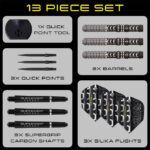 Harrows Dave Chisnall Chizzy Series 4 Quick Point Steel Tip Darts - 23gm - Image 6