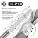 Harrows Dimplex Dart Shafts - Midi White - Image 2