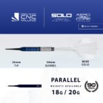 Harrows Geo Parallel Soft Tip Darts - 18gm - Image 4
